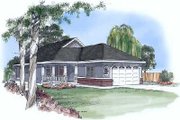Traditional Style House Plan - 3 Beds 2 Baths 1132 Sq/Ft Plan #409-104 