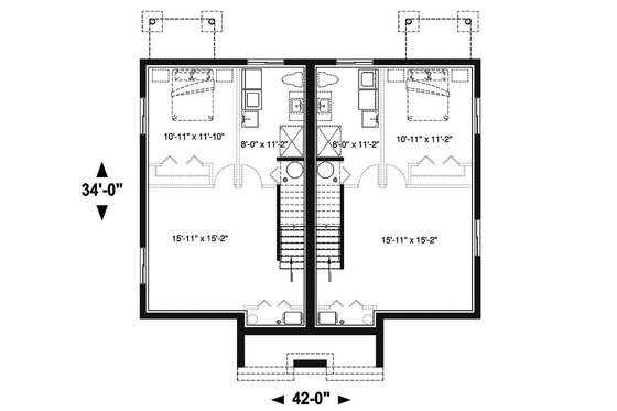 Unfinished Basement Foundation