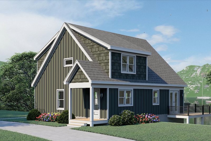Home Plan - Exterior - Other Elevation 2 for Country House Plan #932-1031 - 5 bed, 3.5 bath