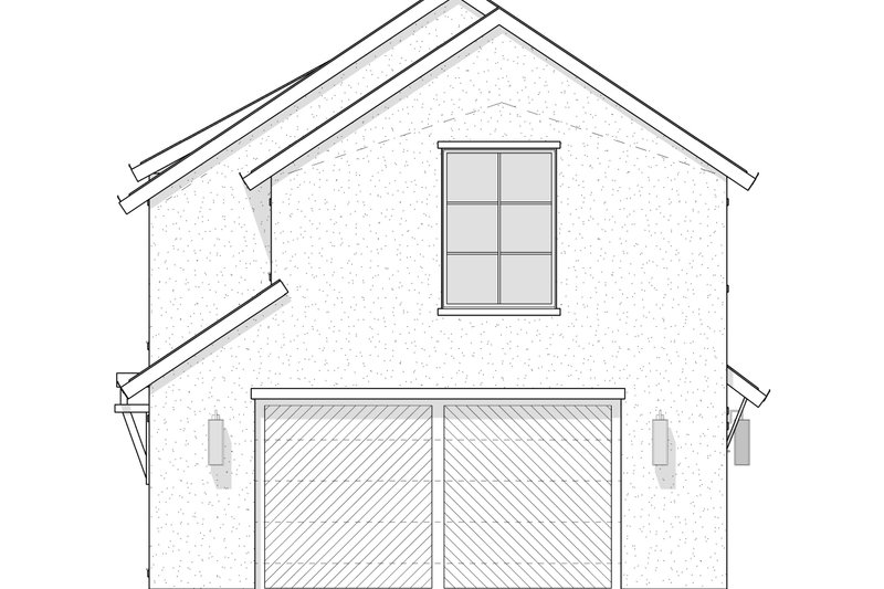 Home Plan - Exterior - Front Elevation 4 for Contemporary House Plan #1114-47 - 1 bed, 1 bath