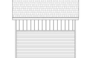 Exterior - Rear Elevation for Contemporary House Plan #932-251, 0 bath
