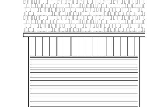 Exterior - Rear Elevation for Contemporary House Plan #932-251, 0 bath