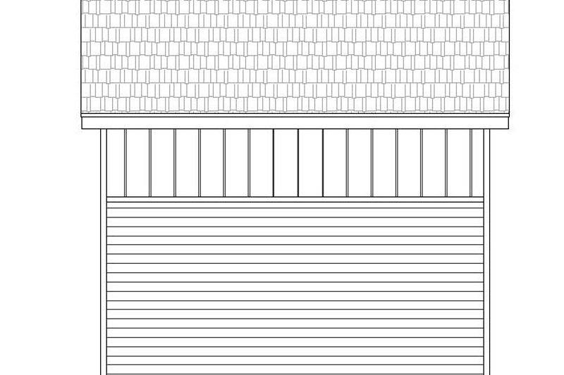 Home Plan - Exterior - Rear Elevation for Contemporary House Plan #932-251, 0 bath