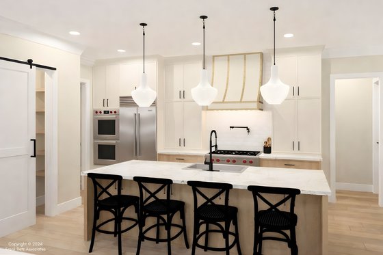 Interior - Kitchen for Craftsman House Plan #927-1057 - 5 bed, 3.5 bath