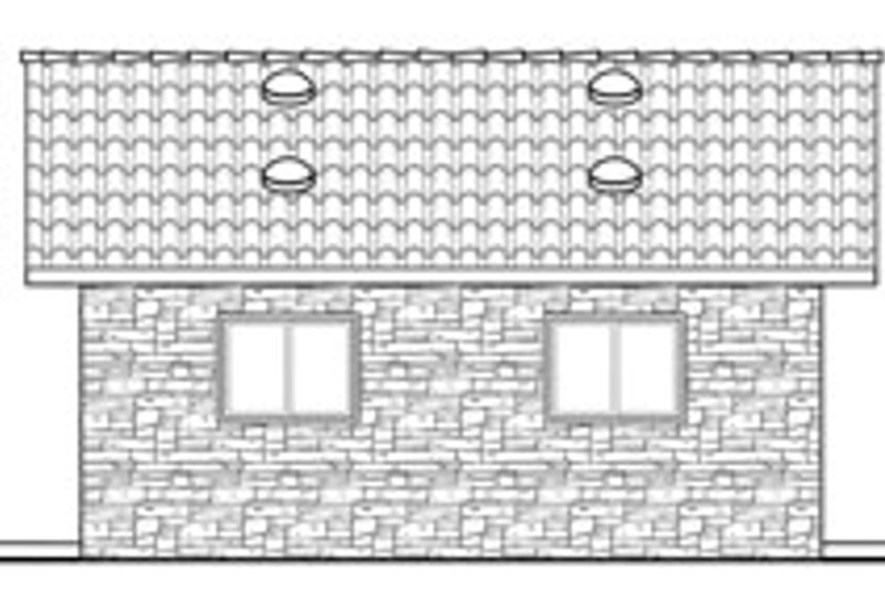 Home Plan - Exterior - Other Elevation for Cottage House Plan #124-629, 0 bath