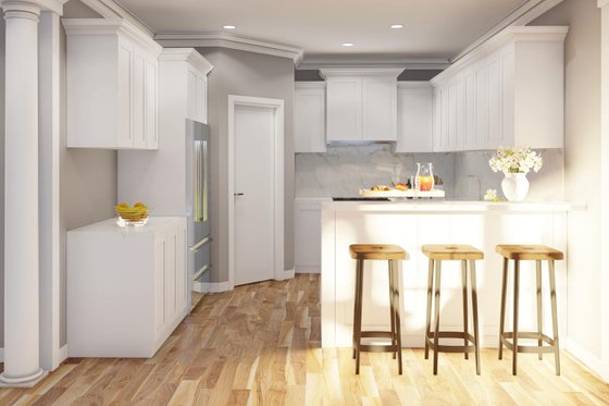 Interior - Kitchen for Traditional House Plan #17-2003 - 3 bed, 2.5 bath