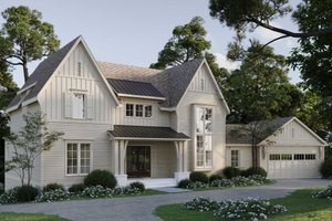 Dream House Plan - Exterior - Front Elevation for Traditional House Plan #461-109 - 4 bed, 4.5 bath