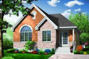 European Style House Plan - 2 Beds 1 Baths 1163 Sq/Ft Plan #23-351 