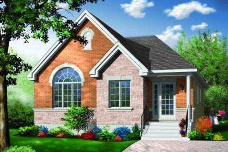 Dream House Plan - European Exterior - Front Elevation Plan #23-351
