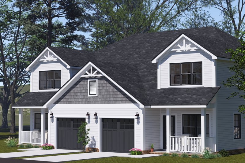 Home Plan - Exterior - Other Elevation for Cottage House Plan #513-2331 - 3 bed, 2.5 bath