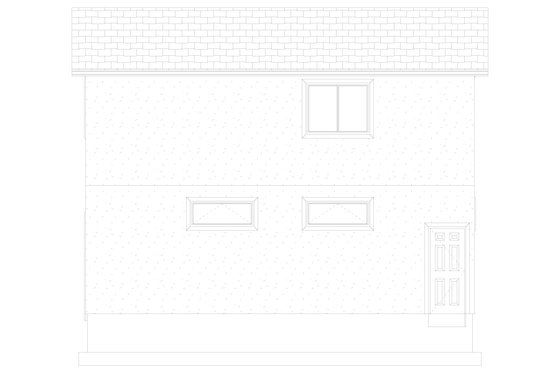 Exterior - Other Elevation 3 for Traditional House Plan #1060-84 - 1 bed, 1.5 bath