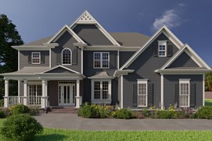 Traditional Exterior - Front Elevation Plan #54-324