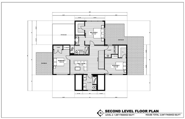 House Plan Design - Contemporary Floor Plan - Upper Floor Plan #1075-8
