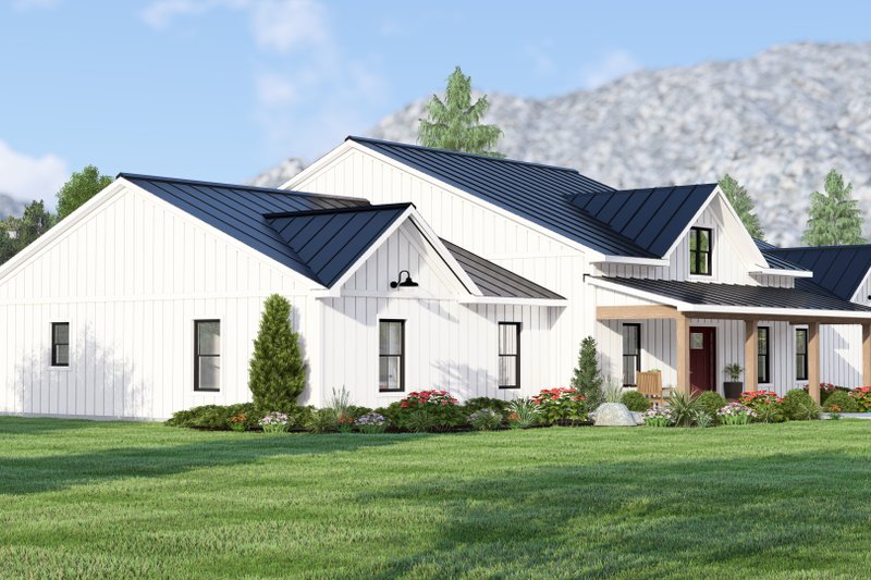 House Plan Design - Exterior - Other Elevation 1 for Farmhouse House Plan #1064-159 - 3 bed, 2 bath