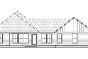 Exterior - Rear Elevation for Farmhouse House Plan #1074-26 - 3 bed, 2 bath