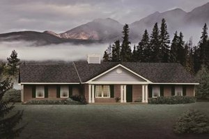 Home Plan - Ranch Exterior - Front Elevation Plan #22-110