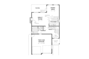 Tudor Style House Plan - 3 Beds 3 Baths 1697 Sq/Ft Plan #18-4514 