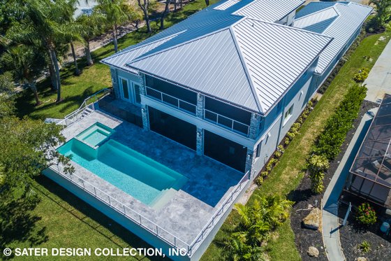 Exterior - Covered Porch for Modern House Plan #930-519 - 4 bed, 4.5 bath