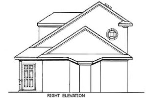 Exterior - Other Elevation for European House Plan #45-104 - 2 bed, 2 bath