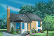 Cottage Style House Plan - 2 Beds 1 Baths 1095 Sq/Ft Plan #25-1186 