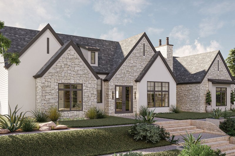 Home Plan - Exterior - Other Elevation 1 for Modern House Plan #455-568 - 3 bed, 2 bath