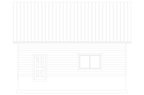 Exterior - Other Elevation 3 for Farmhouse House Plan #1060-115, 0 bath