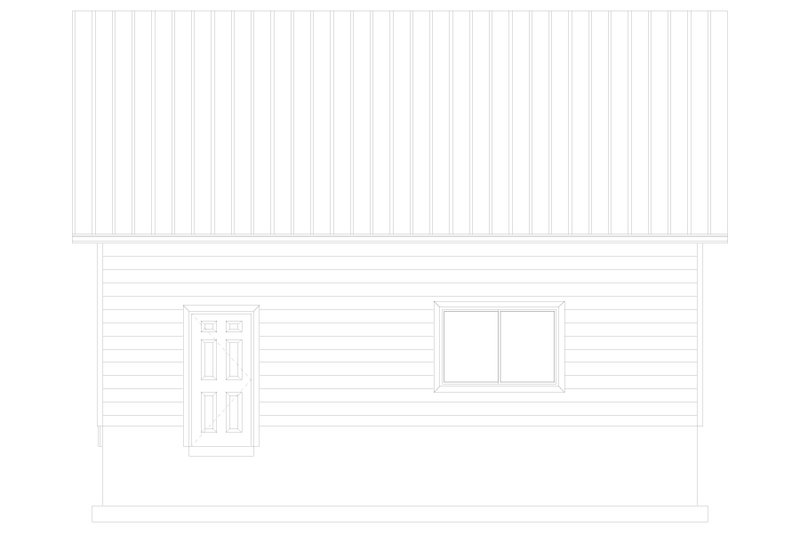 Home Plan - Exterior - Other Elevation 3 for Farmhouse House Plan #1060-115, 0 bath