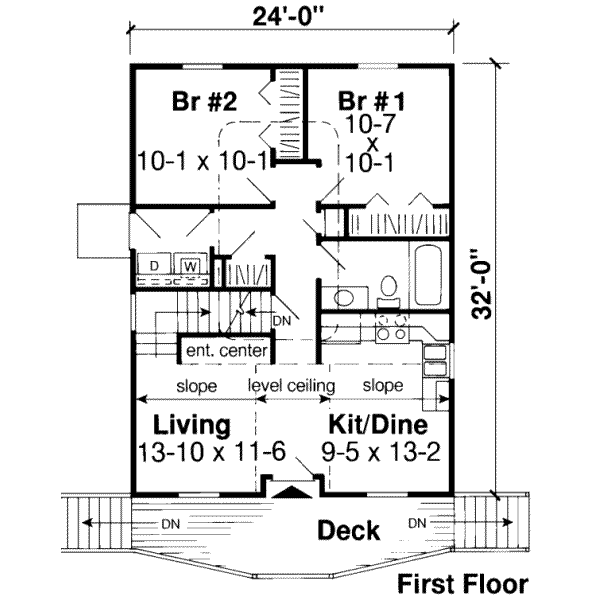 Country Floor Plan - Main Floor Plan #312-536