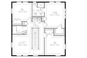 Craftsman Style House Plan - 4 Beds 3 Baths 2027 Sq/Ft Plan #423-15 