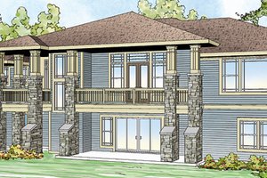 Prairie Exterior - Front Elevation Plan #124-873