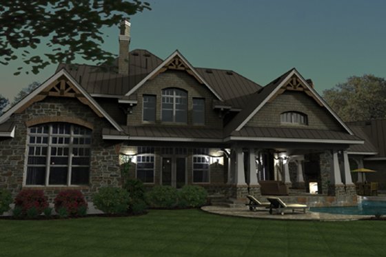 Photo 4 for Craftsman House Plan #120-173 - 4 bed, 4 bath
