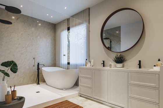 Interior - Bathroom 2 for Modern House Plan #23-2799 - 5 bed, 3.5 bath