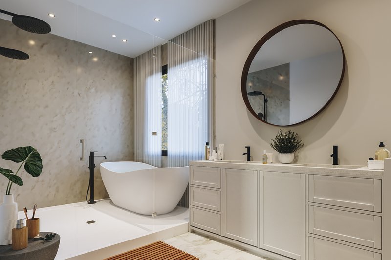 Dream House Plan - Interior - Bathroom 2 for Modern House Plan #23-2799 - 5 bed, 3.5 bath