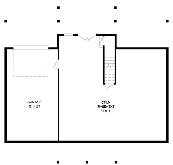 Architectural House Design - Traditional Floor Plan - Other Floor Plan #932-470