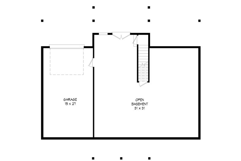 House Blueprint - Floor Plan - Other Floor for Traditional House Plan #932-470 - 3 bed, 2 bath