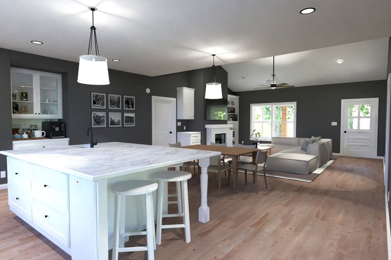 House Plan Design - Interior - Kitchen for Farmhouse House Plan #44-275 - 3 bed, 2 bath
