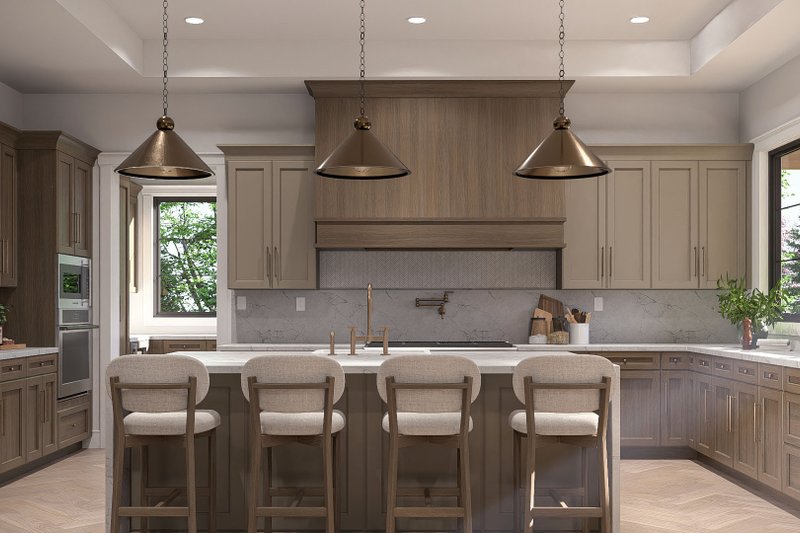 Home Plan - Interior - Kitchen for Beach House Plan #455-820 - 2 bed, 2.5 bath
