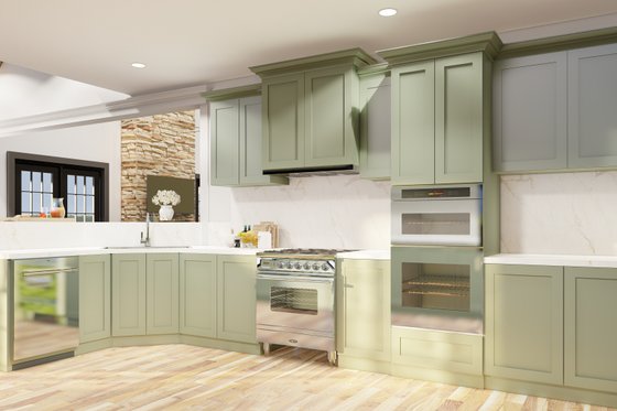 Interior - Kitchen for Craftsman House Plan #17-2160 - 4 bed, 3 bath