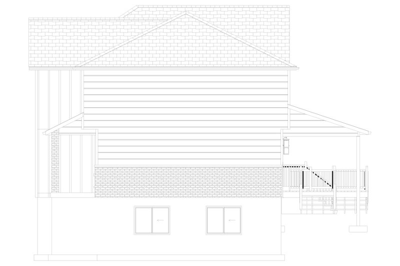 Dream House Plan - Exterior - Other Elevation 1 for Traditional House Plan #1060-427 - 4 bed, 2.5 bath