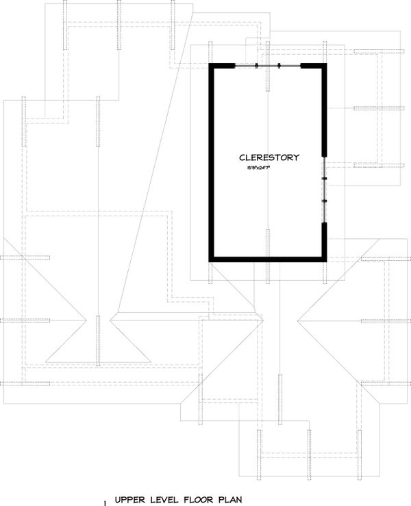 Craftsman Floor Plan - Upper Floor Plan #895-26