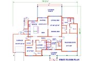 Farmhouse Style House Plan - 5 Beds 4 Baths 3263 Sq/Ft Plan #3-344 