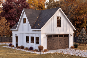 Architectural House Design - Exterior - Front Elevation for Farmhouse House Plan #1108-3 - 1 bed, 1 bath