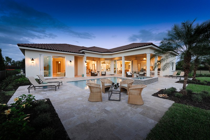 Dream House Plan - Exterior - Rear Elevation for Mediterranean House Plan #930-508 - 4 bed, 4.5 bath