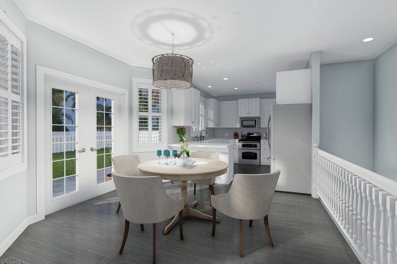 House Blueprint - Interior - Dining Room for Farmhouse House Plan #1060-104 - 3 bed, 2 bath
