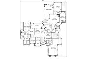 Mediterranean Style House Plan - 5 Beds 5.5 Baths 6649 Sq/Ft Plan #135-147 