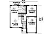 Contemporary Style House Plan - 2 Beds 1 Baths 1317 Sq/Ft Plan #25-4296 