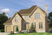 European Style House Plan - 3 Beds 1.5 Baths 2315 Sq/Ft Plan #138-169 