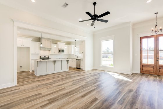 Interior - Family Room for European House Plan #430-110 - 3 bed, 2 bath