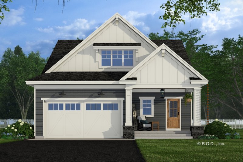 House Design - Exterior - Front Elevation 4 for Craftsman House Plan #51-1288 - 3 bed, 3.5 bath