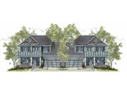 Cottage Style House Plan - 3 Beds 2.5 Baths 3398 Sq/Ft Plan #20-1346 Exterior 